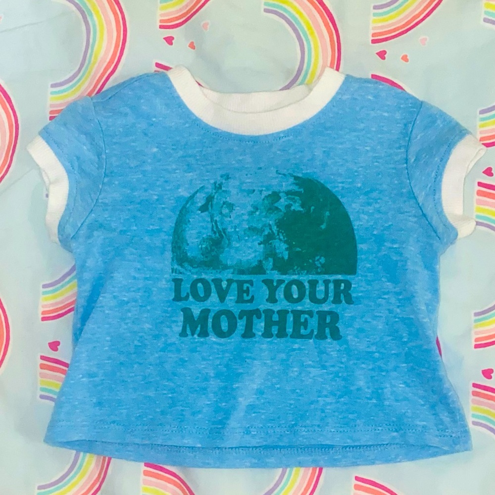 Tiny Whales ‘Love Your Mother’ Ringer Tee
